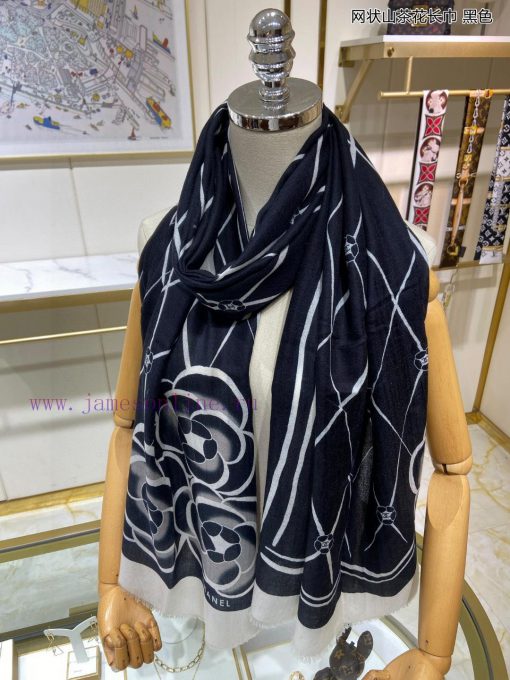New Xiangjia Mesh Camellia Long Scarf, Cashmere Long Scarf, Grab VIP Recommendation, Hurry Uhqh94e3w - Image 6