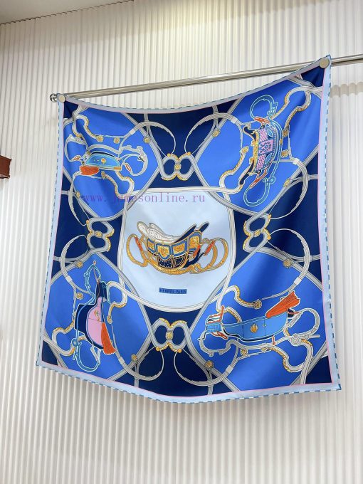 HERMES's new silk scarf looks great and is recommended to be a spring mixed 90 silk square sy8sz4r6j - Image 5
