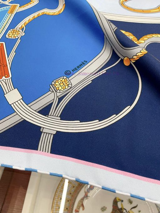 HERMES's new silk scarf looks great and is recommended to be a spring mixed 90 silk square sy8sz4r6j - Image 7