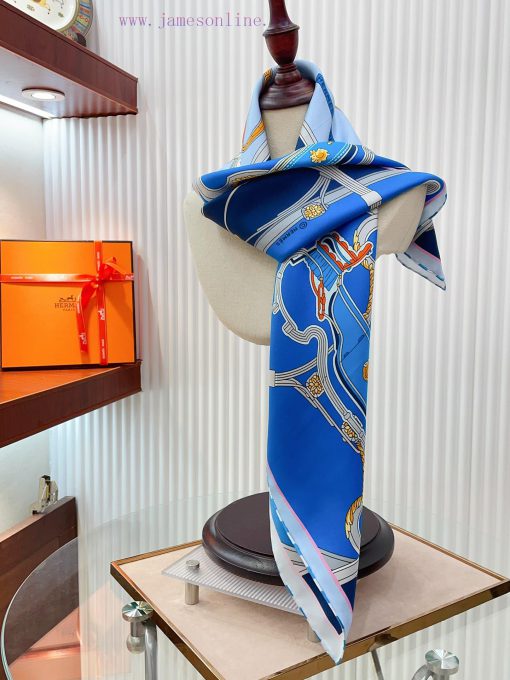 HERMES's new silk scarf looks great and is recommended to be a spring mixed 90 silk square sy8sz4r6j - Image 9