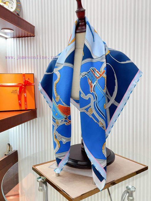 HERMES's new silk scarf looks great and is recommended to be a spring mixed 90 silk square sy8sz4r6j - Image 10
