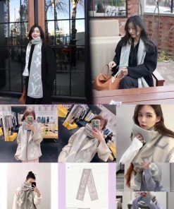 LV Top Trending 3 ⃣ The color is super novel, the edging narrow scarf is super long, the spezkcggtcs
