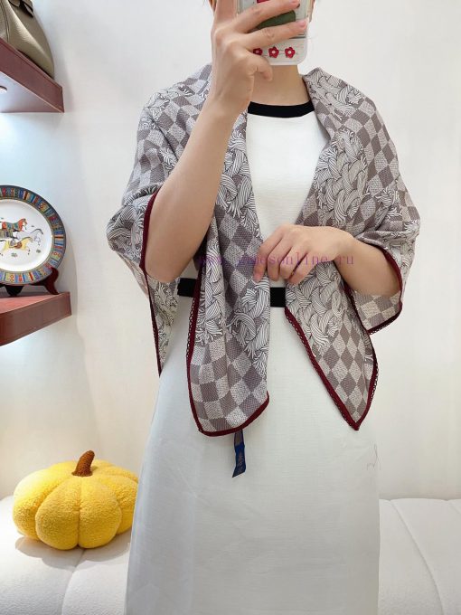 New cashmere product LV synchronous sincere praise Lvjia L double-sided handmade lace 100 camphciim7
