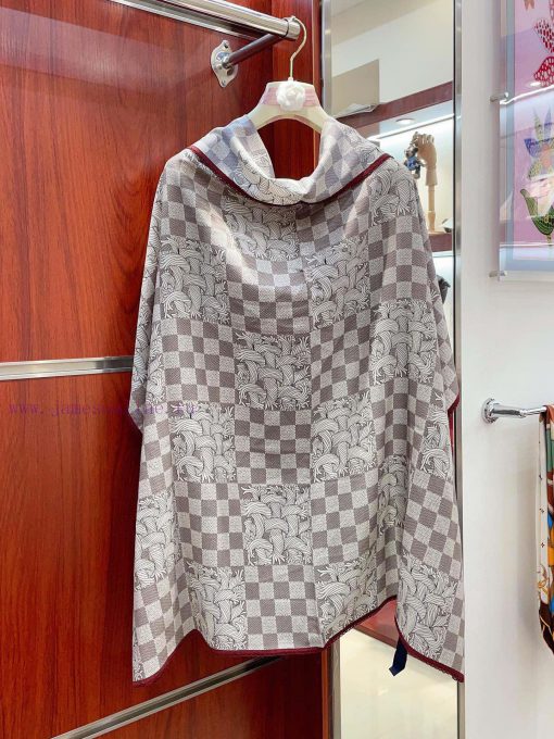 New cashmere product LV synchronous sincere praise Lvjia L double-sided handmade lace 100 camphciim7 - Image 5