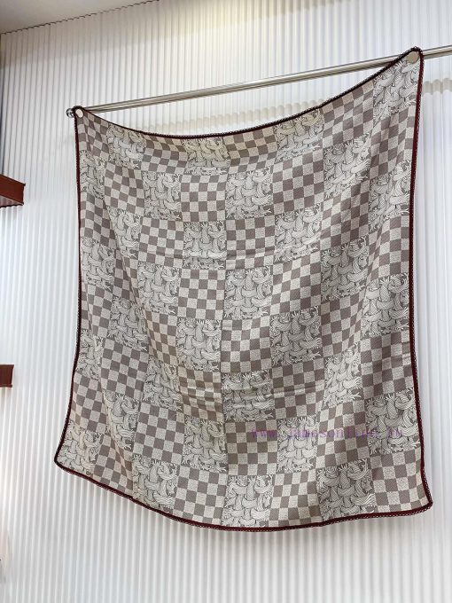 New cashmere product LV synchronous sincere praise Lvjia L double-sided handmade lace 100 camphciim7 - Image 8