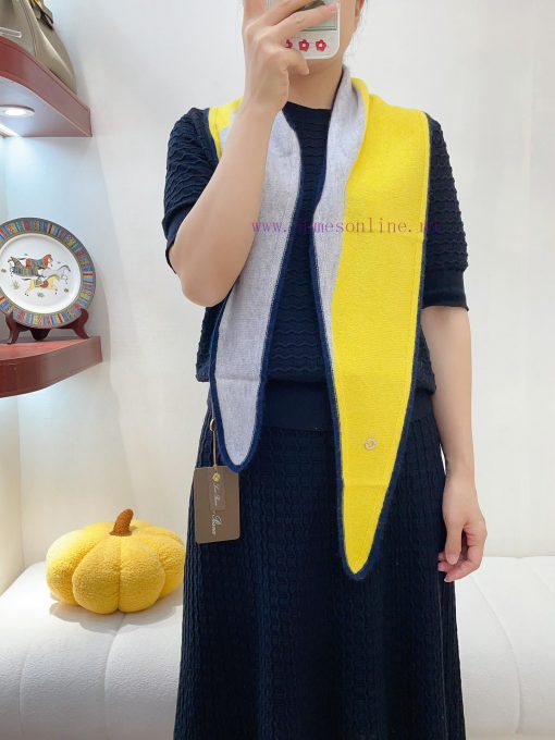 The shipment of the absolute epic level cutting-edge cashmere knitted diamond scarf Loro piaxnc8vg6n