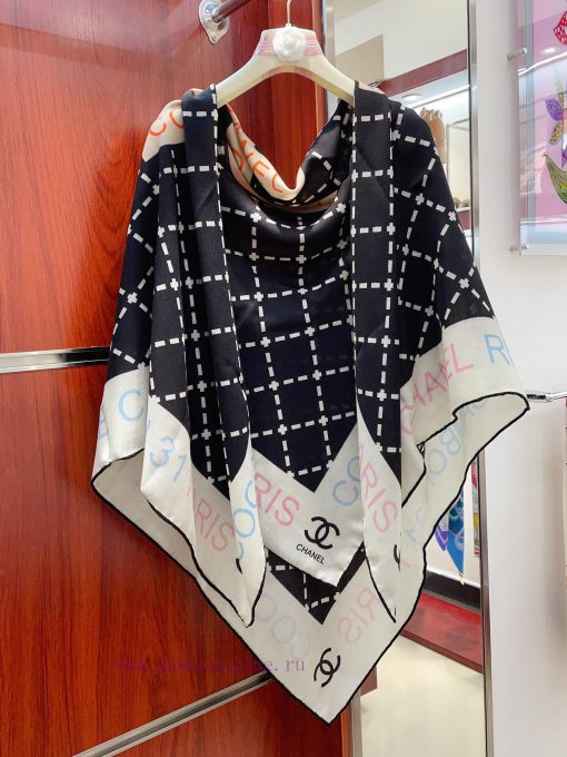 Chanel plaid LOGO140 cashmere square scarf is highly recommended by VIPs. You must start quiwkmo4wsa - Image 4