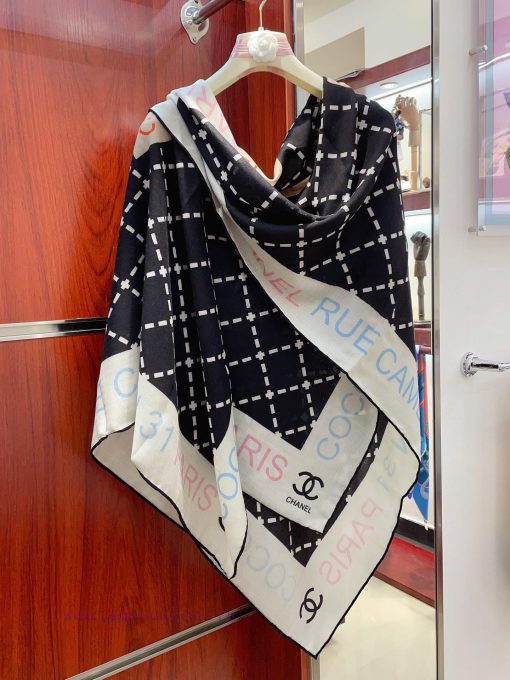 Chanel plaid LOGO140 cashmere square scarf is highly recommended by VIPs. You must start quiwkmo4wsa - Image 5