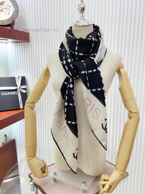 Chanel plaid LOGO140 cashmere square scarf is highly recommended by VIPs. You must start quiwkmo4wsa - Image 9