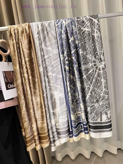 A must-have item for travel, the spring series popular silk scarf. No matter how you look atbku0736v - Image 2