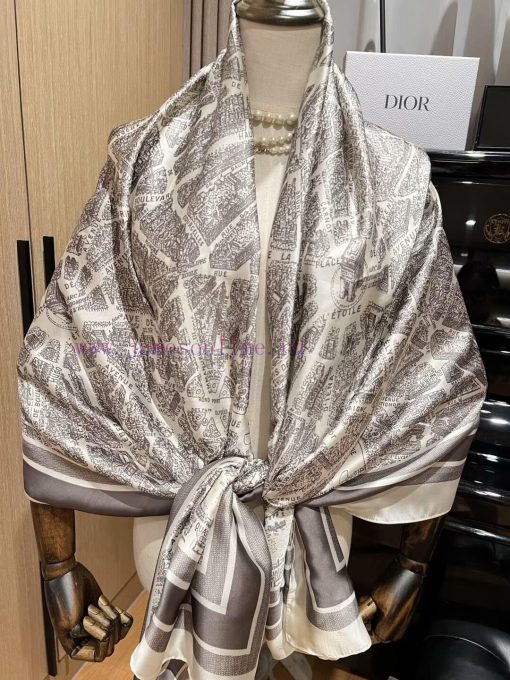 A must-have item for travel, the spring series popular silk scarf. No matter how you look atbku0736v - Image 5