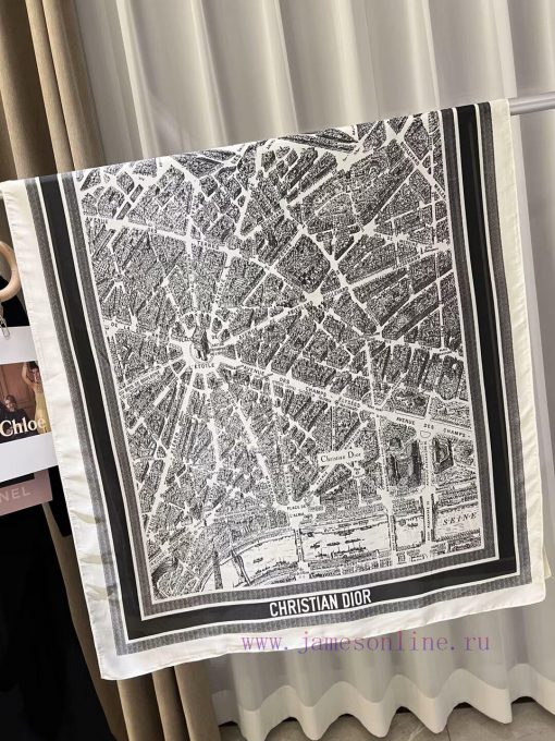 A must-have item for travel, the spring series popular silk scarf. No matter how you look atbku0736v - Image 10