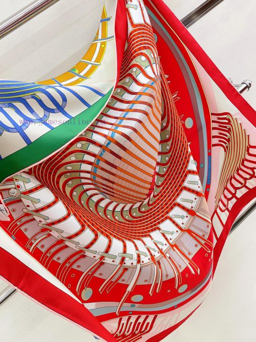 18mm double-sided different color silk scarf Hermes double-sided silk scarf has a new style eb6zxqy9 - Image 5