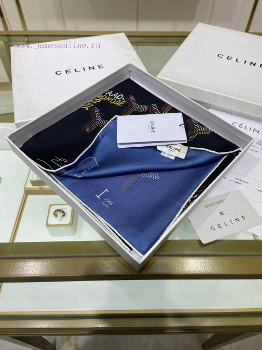 The new CL double-sided two-color silk square scarf from the Goya series is made of classic pv6lg6ju - Image 6
