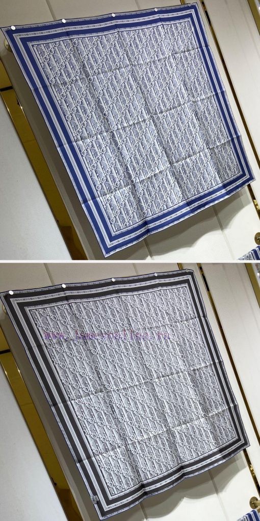 The new Dior double-sided two tone silk square scarf is highly recommended for VIP customers0q8kule4 - Image 4