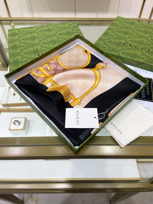 New G's single-sided silk square scarf is recommended for VIP customers. Be sure to start quu19mpxxo - Image 5