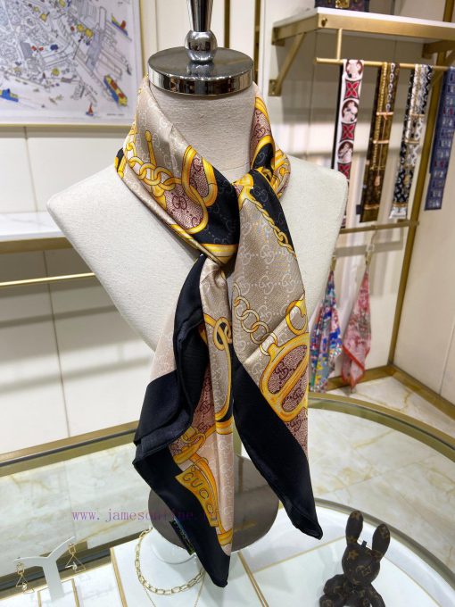 New G's single-sided silk square scarf is recommended for VIP customers. Be sure to start quu19mpxxo - Image 7