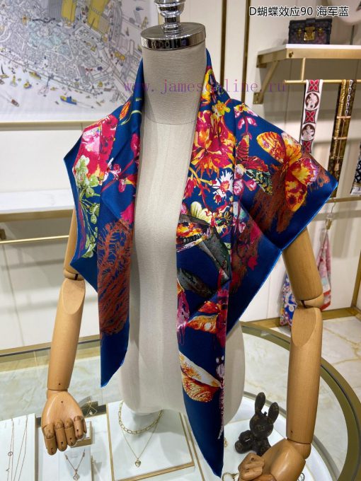The new DO Home D Butterfly Effect 90 Silk Square Scarf is highly recommended by VIPs. You m4t5r2w7b - Image 9