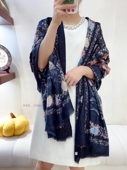 The gold and silver silk Dior style is a must-have for everyone. The new long cashmere is syh5w1vtm0 - Image 2