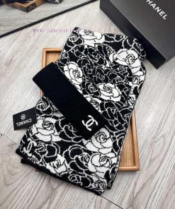 C Family Two Piece Set - Wool Set Hat Classic Set Hat Scarf 70% Wool+30% Rabbit Hair Warm ana8tbtw9k