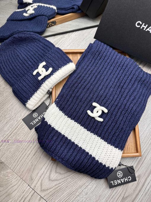 C Home Wool Set Hat Classic Set Hat Scarf Warm and Super Comfortable~Winter Sister's Age Red7xq47hdo - Image 4