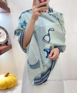 Highly recommended HERMES has synchronized the launch of a new pony pendant long scarf made rztk5t0g