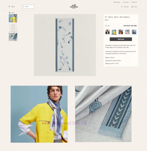 Highly recommended HERMES has synchronized the launch of a new pony pendant long scarf made rztk5t0g - Image 3