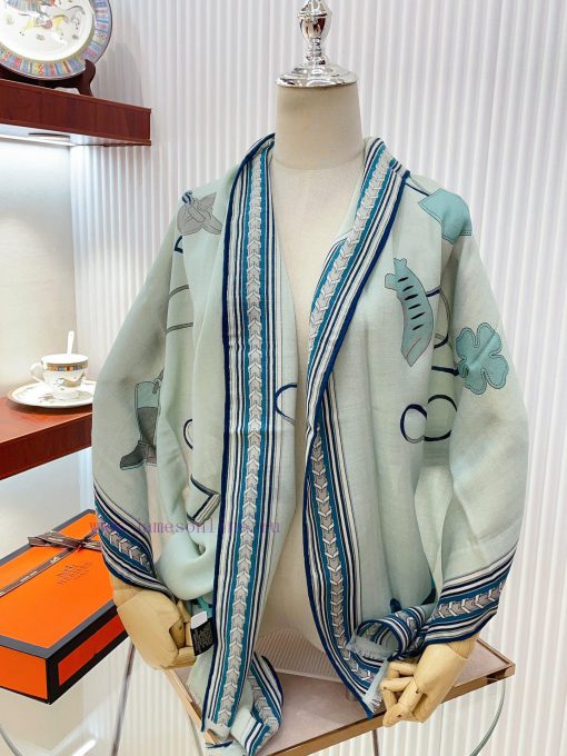 Highly recommended HERMES has synchronized the launch of a new pony pendant long scarf made rztk5t0g - Image 10