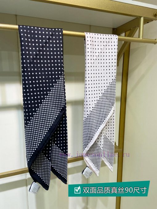 High end customized Chanel double-sided same color silk square scarf is recommended for VIP 094dypaq - Image 4