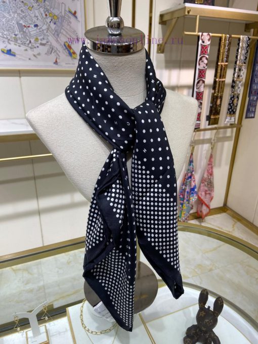 High end customized Chanel double-sided same color silk square scarf is recommended for VIP 094dypaq - Image 8