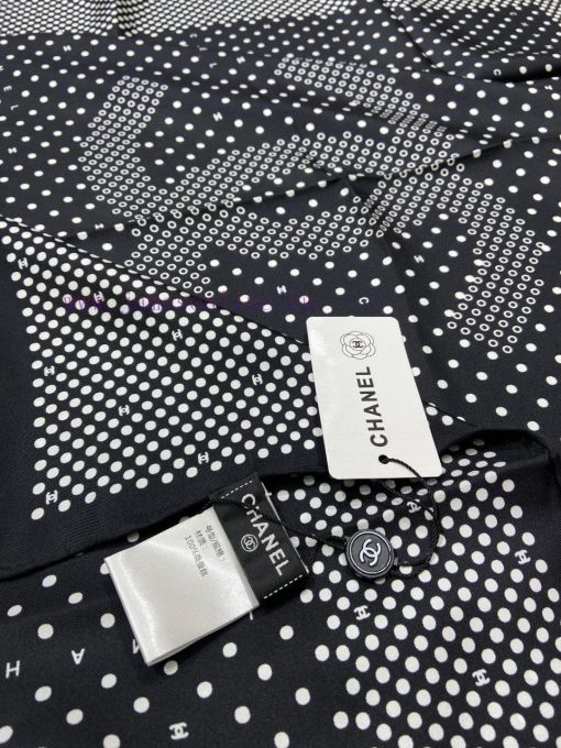 High end customized Chanel double-sided same color silk square scarf is recommended for VIP 094dypaq - Image 12