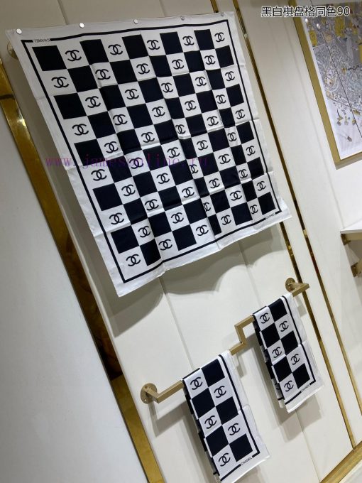 High end customized black and white checkerboard patterned same color 90 double-sided same cvnmj5ihx - Image 4