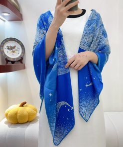 Hermes' white moonlight natural light velvet square towel on sale, yyds fairy sisters, wheth1vp4jf8t