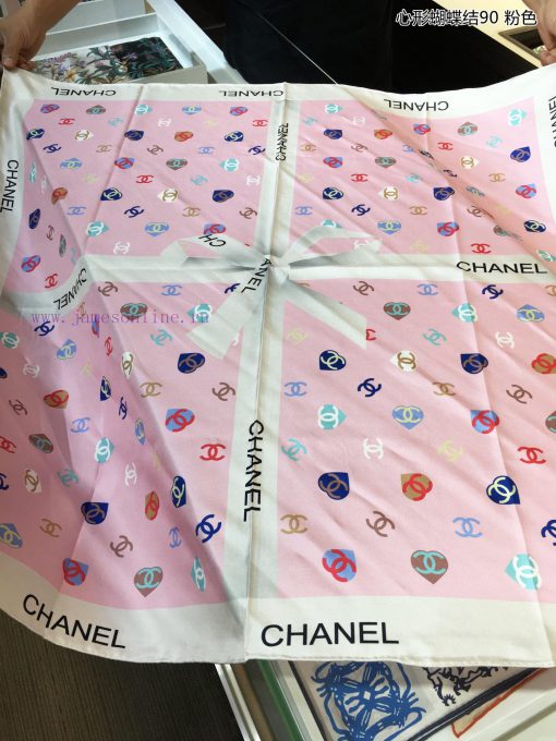 Heart shaped bow 90 silk square scarf for VIP recommendation, be sure to start quickly. Highns46qhaj - Image 5