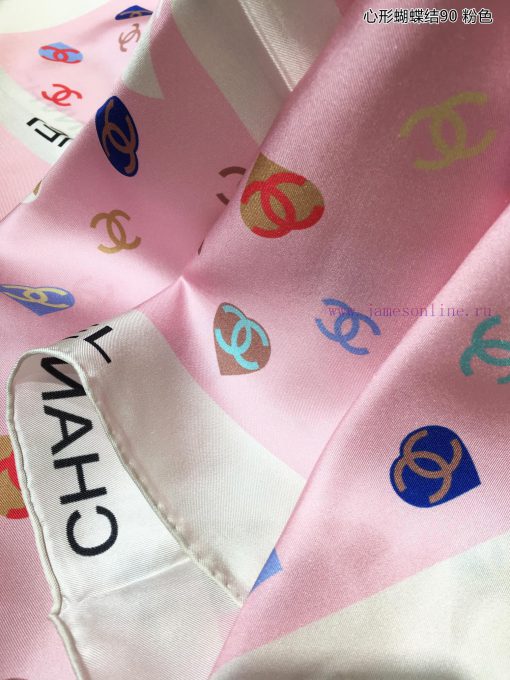 Heart shaped bow 90 silk square scarf for VIP recommendation, be sure to start quickly. Highns46qhaj - Image 6