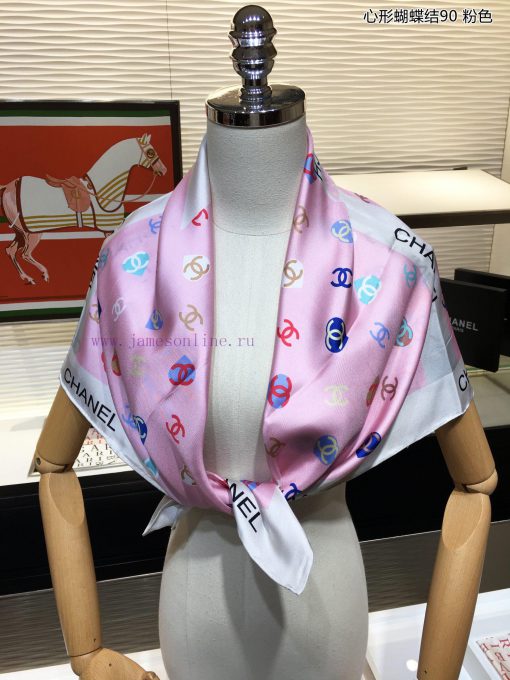 Heart shaped bow 90 silk square scarf for VIP recommendation, be sure to start quickly. Highns46qhaj - Image 10
