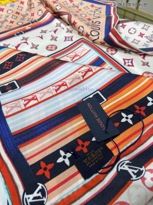 Synchronize H sincerely praises the Lvjia L colored bag strap 90 silk square scarf. The Mix txaswe6x - Image 10