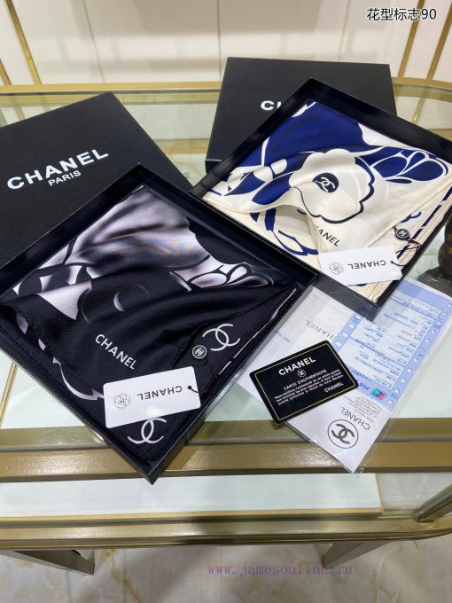 The new Chanel line pattern 90 silk square scarf is highly recommended by VIPs. You must staqrv9ec63 - Image 3