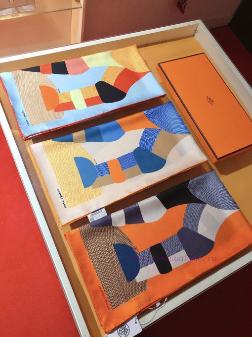 Original HERMES90cm silk square scarf is a top-notch visual feast. The new color is very lux1ws7ugt4 - Image 2