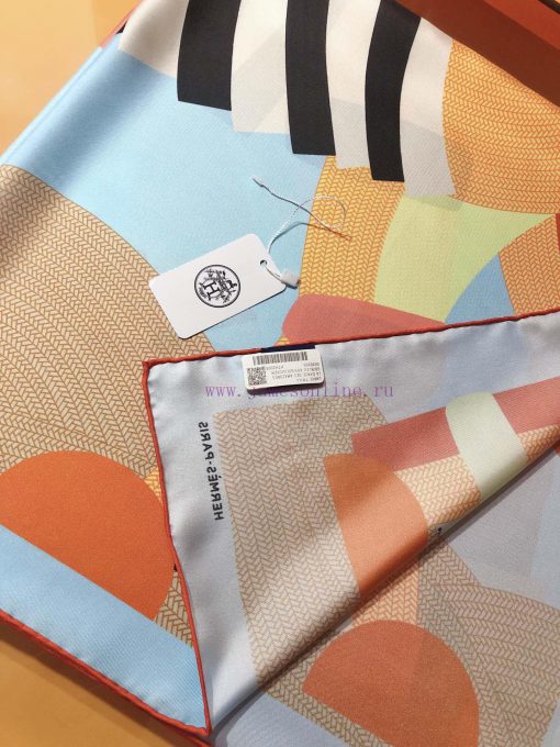 Original HERMES90cm silk square scarf is a top-notch visual feast. The new color is very lux1ws7ugt4 - Image 6