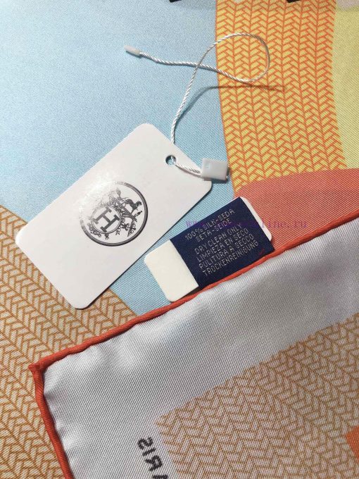 Original HERMES90cm silk square scarf is a top-notch visual feast. The new color is very lux1ws7ugt4 - Image 7