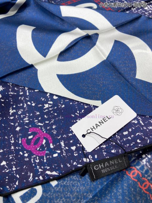 Chanel Element Pattern 90 Silk Square Scarf for VIP Recommendation, Be sure to hurry up and qciw7pfm - Image 10