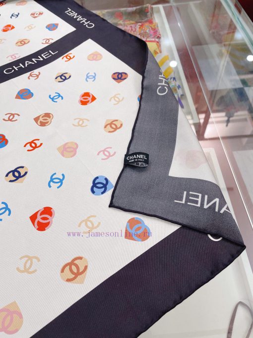 CHANELChanel Bow 90 Silk Square Scarf is recommended for VIP customers. Be sure to start quii1k3xs21 - Image 3