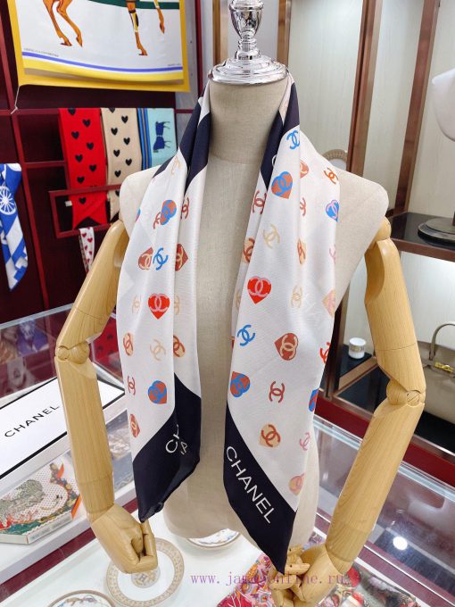 CHANELChanel Bow 90 Silk Square Scarf is recommended for VIP customers. Be sure to start quii1k3xs21 - Image 9