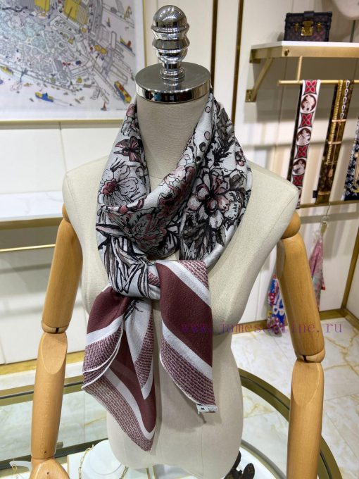 Synchronized with the latest Do flagship bubble silk new fabric square scarf, the tropical ruaxrle5o - Image 6