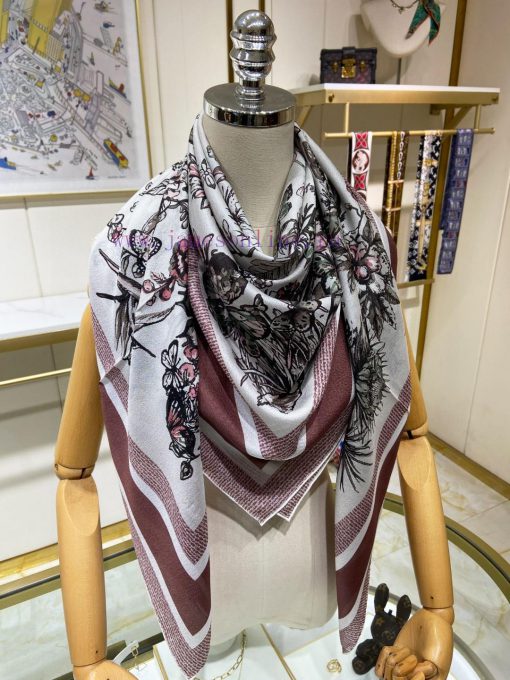 Synchronized with the latest Do flagship bubble silk new fabric square scarf, the tropical ruaxrle5o - Image 7