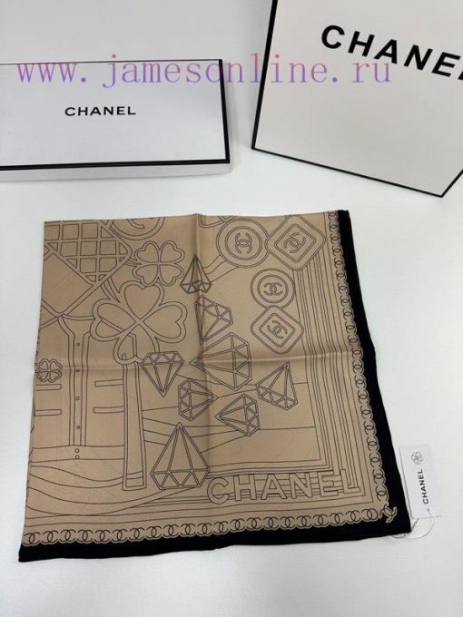 Chanel A Handmade Workshop CollectionHigh end version - twill silk90*90 Two color brand new zq13irmf - Image 2