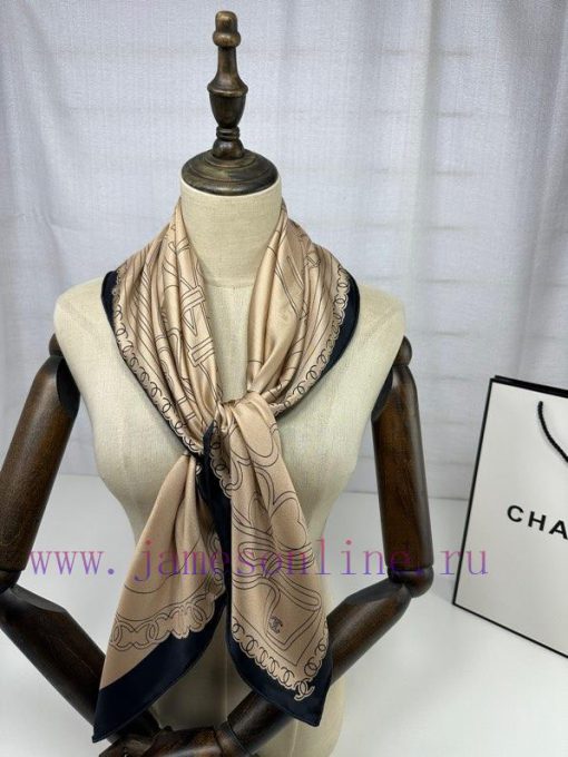 Chanel A Handmade Workshop CollectionHigh end version - twill silk90*90 Two color brand new zq13irmf - Image 9