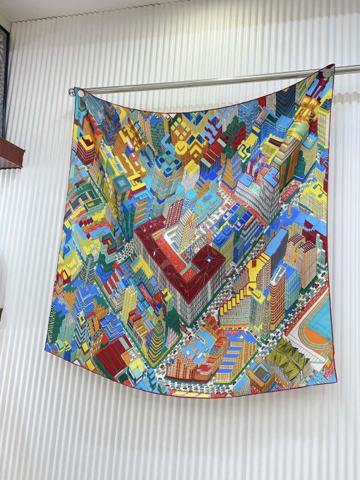 HERMES's new silk scarf looks great and is recommended with a Pontan style 90 silk square scl9hly4b9 - Image 5