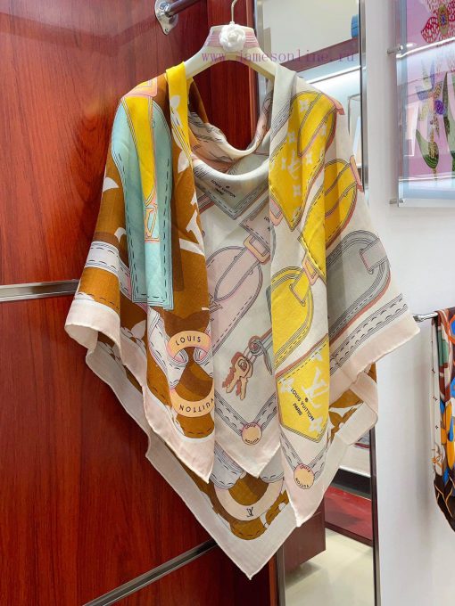 The cattle goods are really praised. L antique chain 140Monogram Forever cashmere square towcligct2z - Image 6